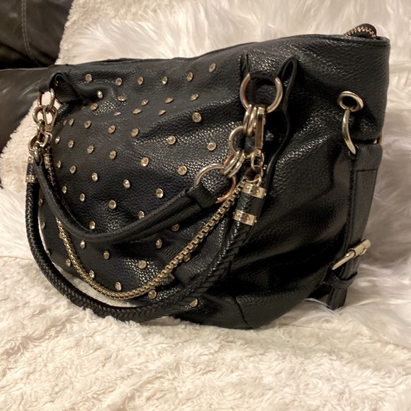 Charming Charlie Gwen rhinestone studded shoulder bag - Picture 4 of 16